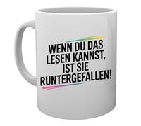 Capzy Wenn Du Das Lesen Kannst Ist Sie Runtergefallen Glas Bier Becher Tasse Tasse Mug Cup