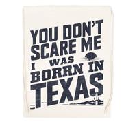Capzy You Dont Scare Me I Was Born I Texas Sac à Provisions Réutilisable Shopping Bag Beige