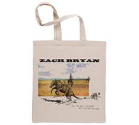 Capzy Zach Bryan Sac à Provisions Réutilisable Shopping Bag Beige