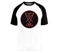 Capzy Zeal and Ardor Blanc Unisex Baseball T-Shirt Manches Courtes Mens Womens