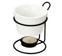 Caquelon À Fondue Au Fromage Mini Fonte et Cuisson Douce | Coupe À Fondre Le Chocolat pour le Beurre le Fromage les Soirées Romantiques les Rassemblements Noël la le Café la Maison et