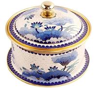 caquelon à fondue en cuivre, Hotpot traditionnel chinois, Hot Pot mongol, Cuivre pur Cuisinière à induction Utiliser de l'émail fait la main