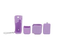 Caquine Silicone Cyle, Silicone Protective Couvre de Caméras Couvrer Une écrans Légers Précis pour Poche 3 (Purple)