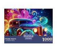 Car 1000 Piece Jigsaw Racing Car Puzzles for Adults and Kids Age 12 Years Up Challenging & Brainteasing Puzzle Game for The Whole for Women Gifts for Men38x26cm/1000pcs