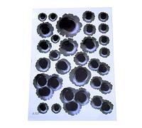 Car 1pc 3D Bullet Trou Autocollants, Voiture drôle de Moto Decal réaliste Bullet Trou Autocollants imperméables