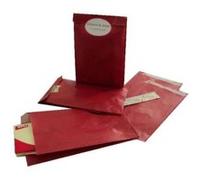 APLI Pochettes cadeau 101651 - 250 pièces - 11 x 5 x 21 cm - Kraft rouge