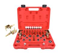 Car AC Leak Repair Kit, Service Tool, Portable Refrigerant Tester, 14.3x14.5x2.55 Inches Radiator Pressure Tool, Plumbing System Inspection, Effective Automotive Solution