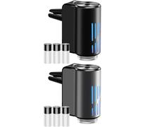 Car Air Diffuser, Smart Fragrance Device, 2.48x1.57x1.14 inches Aromatherapy Perfume Dispenser, Refillable Oil Bottles, Long-Lasting Scent Control, Ideal for Vehicle Interior Freshening