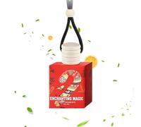 Car Air Freshener - 8ml Christmas Car Perfume, Long-Lasting Fragrance | Aromatherapy Hanging Ornament Decorative Auto Scent, Holiday Сar Decoration For Sedans, Trucks, RVs, Road Trips