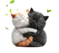 Car Air Freshener - Aromatherapy Diffuser Car Air Freshener with Animals, 2D Acrylic Perfume Diffusers Cute Cat Fresheners for Home Women Summer Night Travel Road Trip Van Daily Commute Truck