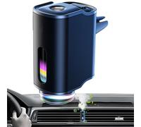 Car Air Freshener, Aromatherapy Oil Diffuser, Aluminum Alloy, ABS Adjustable Mist Modes, Enhance Your Vehicle's Ambiance with Soothing Fragrance, LED Ambient Light, Perfect for Cars, 6.2x3x6.3cm