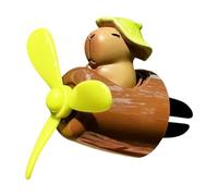 Car Air Freshener, Capybara Pilot Clip, Long Lasting Aroma Diffuser Vent Accessory, Creative Dashboard Decoration, Cars Freshener for Sedan, Truck, Rv, Funny Present Enthusiasts, 2.05x2.09x2.36 Inches
