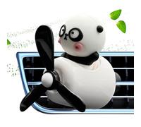 Car Air Freshener, Cartoon Panda, Creative Auto Perfume, Aromatherapy Fragrance Clip, Outlet Fan Diffuser for Vehicles, Bedroom, Bathroom, decoration, 2.05x2.09x2.36 inches