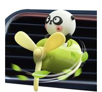 Car Air Freshener Cartoon Panda Pilot, Aromatherapy Scented Perfume, Decorative Car Vent Clip, Long Lasting Fragrance, Portable Compact Design for Men Women Interior Bedroom Living Room Toilet