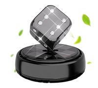 Car Air Freshener Diffuser - Solar Powered Vehicle Dashboard, Odor Remover, Automotive Trim Accessory | Decorative Dice Shape, Easy Install Freshener For Trucks, Minivans, Sedans, Traveling, Commuting