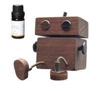 Car Air Freshener Diffuser, Wooden Shaking Figurine, Long-Lasting Aromatherapy Scent, Odor Eliminator Accessory, Auto Perfume Decor, Ideal for Men, Women, Dad, Father, Husband, Gift Use