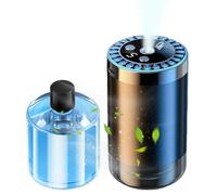 Car Air Freshener, Fragrance Diffuser, 2.56x2.56x4.33 Inches, Smart Usb Led Starry Light Multipurpose, Scent Machine for Travel, Bedroom, Studio, Bathroom, Tent and Pet Spaces