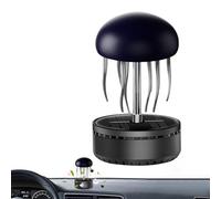 Car Air Freshener, Jellyfish Shape Purifier, Solar Powered Rotation, Built-In Fragrance Diffuser, Decorative Dashboard Design, Perfect for Road Trips, City Parking and Urban Beach Driving Adventures