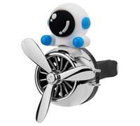 Car Air Freshener, Long-Lasting Fragrance, 2.36x2.36in Vent Clip Diffuser, Cute Astronaut Design, Rotating Propeller Aromatherapy for Road Trips and Daily Commutes
