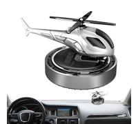 Car Air Freshener, Solar Helicopter Diffuser, Natural Long-Term Odor Eliminator with Rotating Scent Dispenser for Workplace, Travel, Gym, Pet Areas, Interior Use, Red, Silver, Blue, 1 Pece