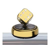 Car Air Freshener, Solar Powered Odor Remover, ABS Adhesive Dashboard Dice Shape, Eco-friendly and Sustainable Deodorizer, Ideal for Trucks, Minivans, Sedans, Traveling & Commuting