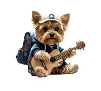 Car Air Freshener Vent Clip - 2d Flat Acrylic Dog Design Diffuser | Cute Cars Vent Fragrance Clip | Scented Aîr Outlet Clips for Car Interior | Decorative Air Freshener for Women Men Truck Van