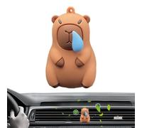 Car Air Freshener Vent Clip - Capybara Aroma Ornament, Vehicle Scented | Portable Essential Oil Diffuser With Commuting Scenario For Most Cars SUVs Dashboard Interior Freshening Enjoyment
