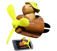 Car Air Freshener, Vent Diffuser, Capybara Pilot Design, Long Lasting Scent, Funny Decoration, Fragrance Clip with Outlet Fit for Sedan, Truck, RV, Automotive Interior, Travel Gift Idea