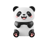 Car Air Outlet, Panda Figurine Clips, 2.17x2.2x2.64 inches, Silicone Vent Ornament Decoration with LED Light Decorative Automotive Interior Accessories for Sedan RV Pickup Truck Unique, Car Lovers