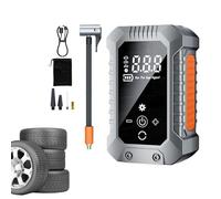 Car Air Pump - Portable Tire Inflator with Auto Shut-Off | Type-C Charging, 0.2-10.3bar, Pressure Range for Motorcycle, Sedan, SUV, Balls, Road Trip, 7.5x5x12cm 350g