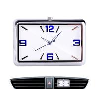 Car Air Vent Clock - Stick-0n Tableau de bord avec design élégant | Automobile Mini Watch For Véhicule Interior | Decorative Dashboard Accessory For Car Vent Console 0ffice Table Home Shelf Decor