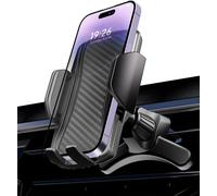 Car Air Vent Phone Holder, Steel Holder, 360° Rotation, Release Button, Car Mobile Phone Holders For Iphone 4-7 Inch Smartphone