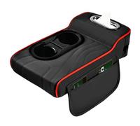 Car Armest Cover - Coussin de Cushion Console Car Center de Voiture | Auto ARMREST BOX EVERATED Support avec Pochette d'Alerte latérale | Organisateur de console surélevé avec boîte en tissu, double