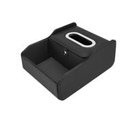 Car Armrest Storage Box, Auto Arm Rest Ticket Organizer, Multifunctional Center Console with Cup Slot and Tissue Holder, for Daily Commute, Road Trip, Truck Cabin, Vehicle Interior Accessories