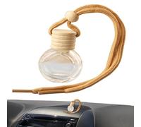 Car aromathérapie Pendre - Perfume en verre vide Bouteille de parfum en verre - Carrue de verre suspendu - mini arôme de parfum de pendentif vide - Bouteille de thérapie - Effectivement odeur - Couvre