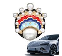 Car Aromatherapy Pendant, Chinese Style Freshener, Vent Fragrance Clip, Automotive Hanging Accessory, Scent Diffuser for RV Drivers Trip Outdoor Home and Daily Use, 1.18x1.1 inches