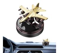 Car Aromatherapy Solar Air Freshener - Airplane Roating Car Diffuser