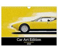 Car Art Edition Légendes des voitures de sport, Version française (Calendrier mural 2026 DIN A4 portrait), Calendrier CALVENDO mensuel