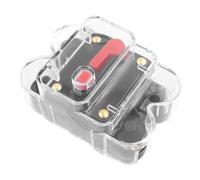Car Audio Circuit Breaker - Polycarbonate 12-48V DC | Manual Reset Fuse | Holder Switch | Overload Short Circuit Protector Fuse Block For RV Yacht Automotive Boat Winch Motor