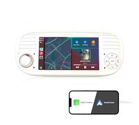 Car Audio pour Fiat 500 Upgrade System Hi-FI Sound avec Wireless CarPlay/Android Auto Plug-and-Play Autoradio pour 2007-2015 Models Tuned RDS/AM/FM/USB BT 5.0 Subw EQ SWC