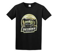 Car Auto Russian Uaz Offroad 420026 Men Simple Tshirt Black XXL