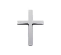 Car Autocollant CRO-SS | 2 Pack Metal CRO-SS Pour La Voiture | Metal Jesus Christ CROS-s Badge Stickers,badges Adhésifs 3D En Forme De Croixen Métal,Décalcomanies 3D Cars Pour Voiture, Camion