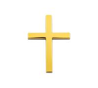 Car Autocollant CRO-SS | 2 Pack Metal CRO-SS Pour La Voiture | Metal Jesus Christ CROS-s Badge Stickers,badges Adhésifs 3D En Forme De Croixen Métal,Décalcomanies 3D Cars Pour Voiture, Camion