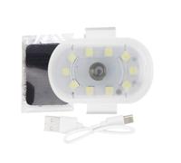 Car Auxiliary Lighting - Touch Activated Usb Warning Lamp for Cars Trucks Bikes Scooters Suv Drones | Pc Lamp Beads Construction with 10 Flash Modes Adjustable Brightness for Outdoor Night Riding