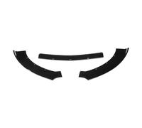 Car Avant Pare-Chocs Spoiler Kit Carrosserie Diffuseur Lèvre Séparateur Pare-Chocs Avant Voiture 3 Pièces Becquet Protection Frontale pour Ford pour Mustang 2015 2016 2017(Gloss Black)