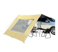 Car Awning, Foldable Sun Canopy, UV-Resistant Screen, Durable Outdoor Shelter, for Overlanding, Camping, Fishing, Picnics, Beach & Parking, 188.98x110.24 inches