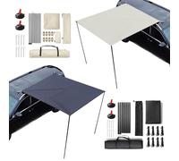 Car Awning - Pare-soleil pour rack de toit | Tente de levage de véhicule portable | UV50+, réutilisable et résistant aux intempéries PU3000 mm Canopy de tente latérale durable pour camping et