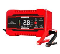 Car Battery Charger, 12V6A Pulse Device, 5.9x3.54x2.36 inches Repair Maintenance Equipment, Smart Charging Solution for Vehicles Motorcycles Trucks Tricycles SUVs and Long Term Battery Performance