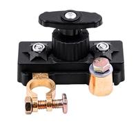 Car Battery Disconnect - 3.15 Inch Cars Battery Disconnect Switch | Vehicle Mounted Main Switch Thickened Terminal | Negative Terminal Clamp For Car Rv Yacht Van Truck. Abs Brass, Protect.