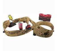 Car-Board Racers Monster Adventure Kit de Parcours de Jouets Extensible avec Camion Monstre motorisé, carrosse d'obstacles, etc. pour Enfants de 5 à 12 Ans